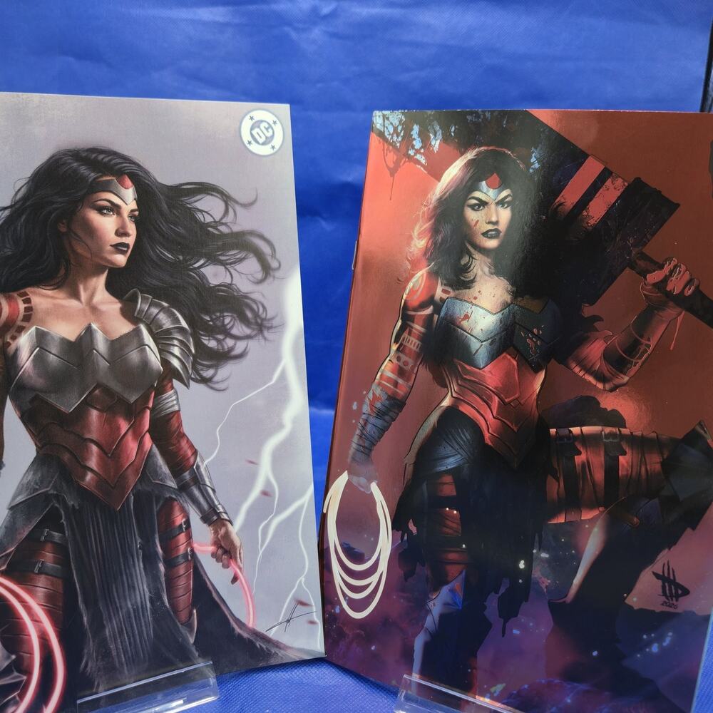 Absolute Wonder Woman #19 Cohen + #20 Wilkins Foil Virgin Lot DC NM
